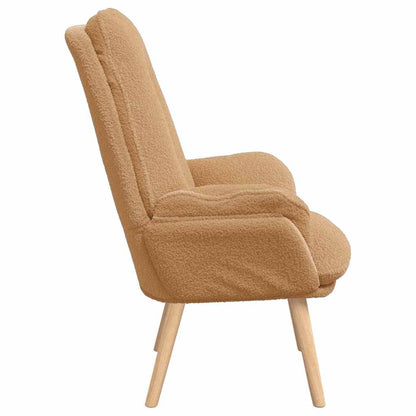Relaxing Chair Beige 69 x 74 x 93 cm Fabric