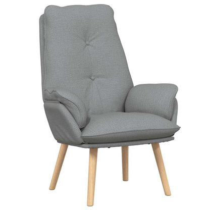 Relaxing Chair Light grey 69 x 74 x 93 cm Fabric