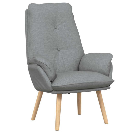 Relaxing Chair Light grey 69 x 74 x 93 cm Fabric