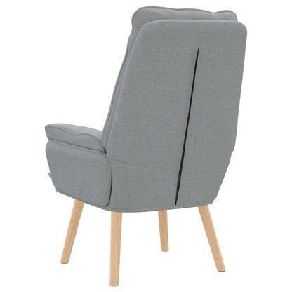 Relaxing Chair Light grey 69 x 74 x 93 cm Fabric