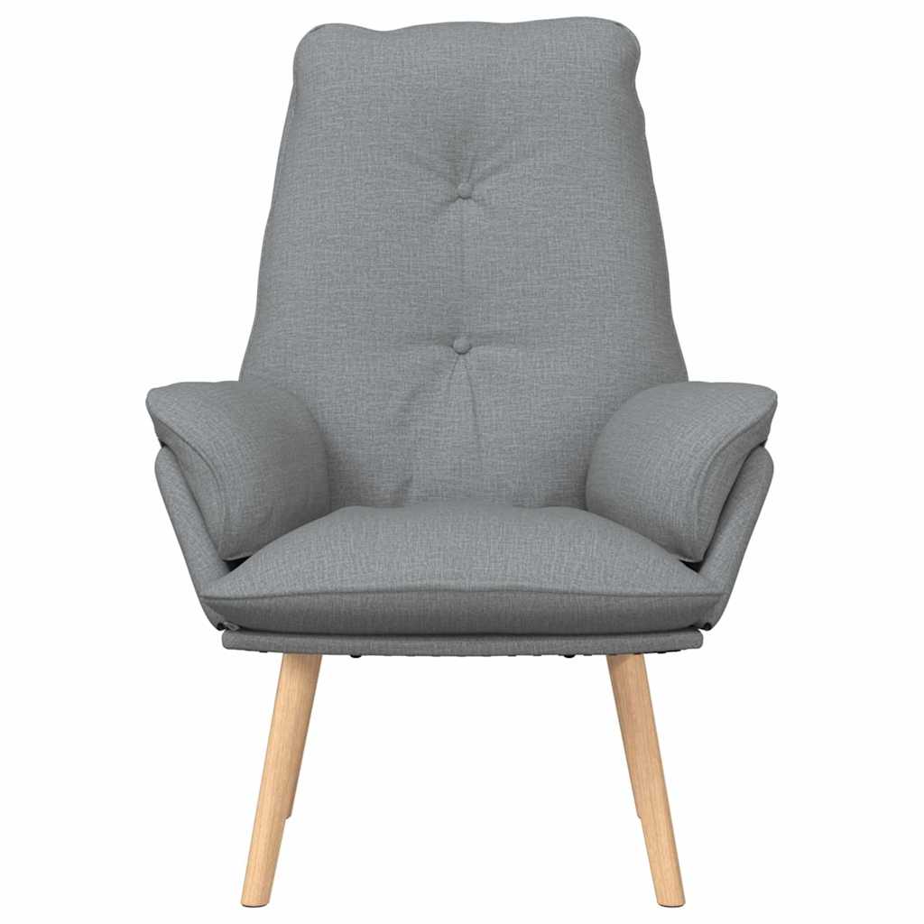 Relaxing Chair Light grey 69 x 74 x 93 cm Fabric