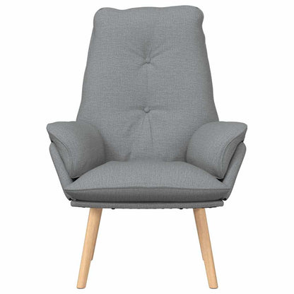 Relaxing Chair Light grey 69 x 74 x 93 cm Fabric