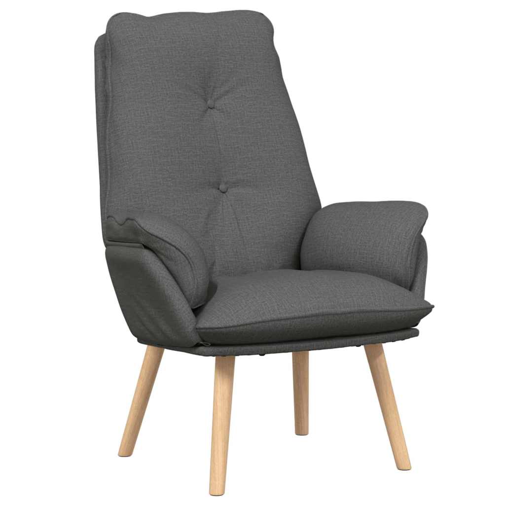 Relaxing Chair Dark grey 69 x 74 x 93 cm Fabric