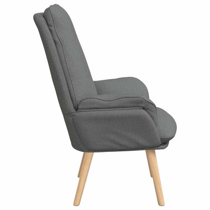 Relaxing Chair Dark grey 69 x 74 x 93 cm Fabric