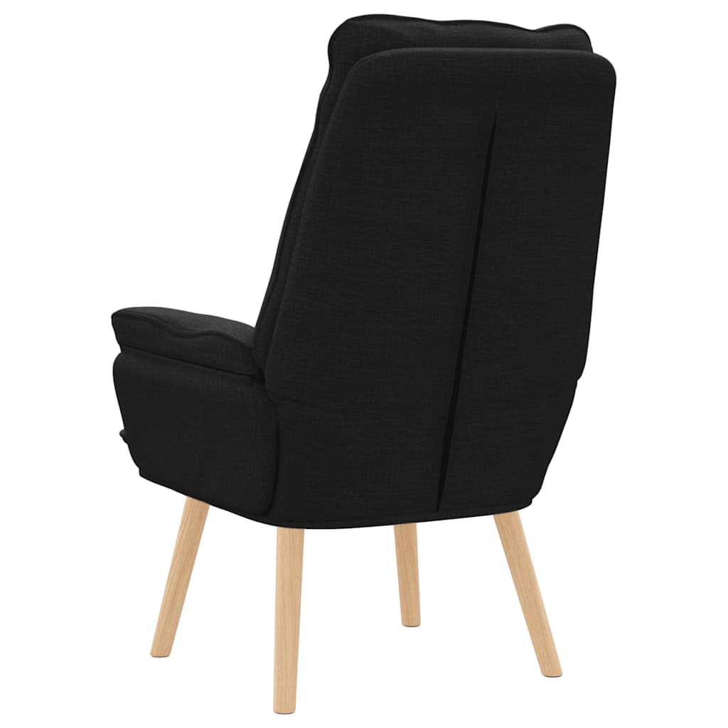 Relaxing Chair Black 69 x 74 x 93 cm Fabric