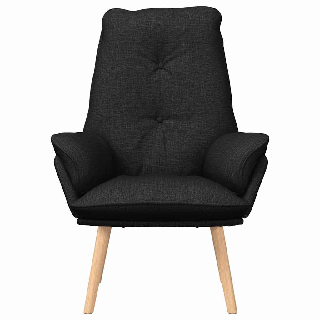 Relaxing Chair Black 69 x 74 x 93 cm Fabric