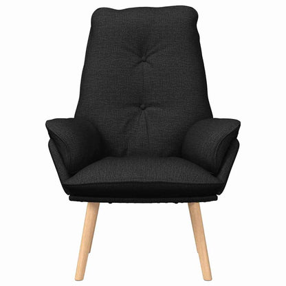 Relaxing Chair Black 69 x 74 x 93 cm Fabric