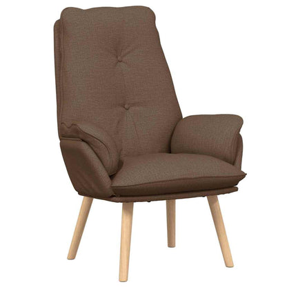Relaxing Chair Brown 69 x 74 x 93 cm Fabric