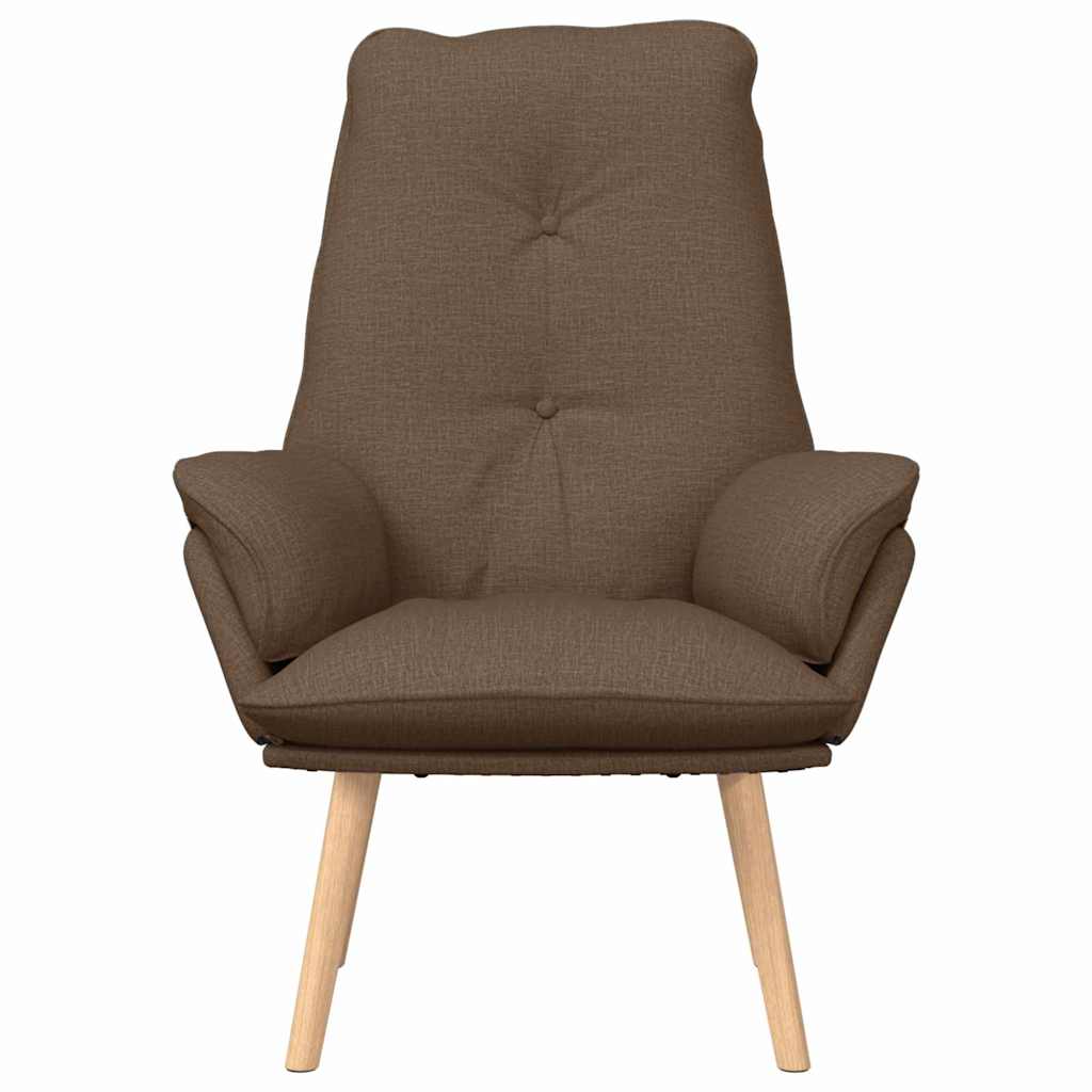 Relaxing Chair Brown 69 x 74 x 93 cm Fabric