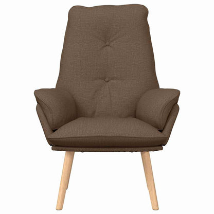 Relaxing Chair Brown 69 x 74 x 93 cm Fabric
