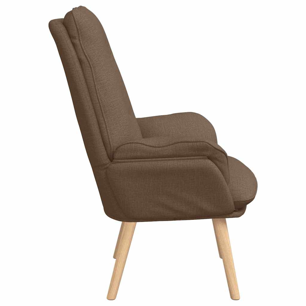 Relaxing Chair Brown 69 x 74 x 93 cm Fabric