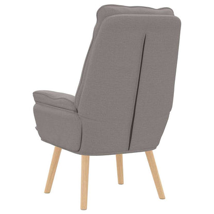 Relaxing Chair Taupe 69 x 74 x 93 cm Fabric