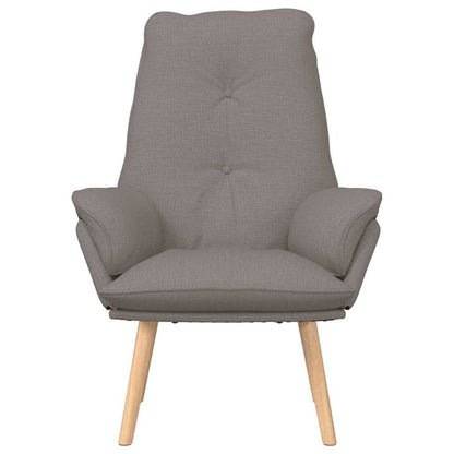 Relaxing Chair Taupe 69 x 74 x 93 cm Fabric