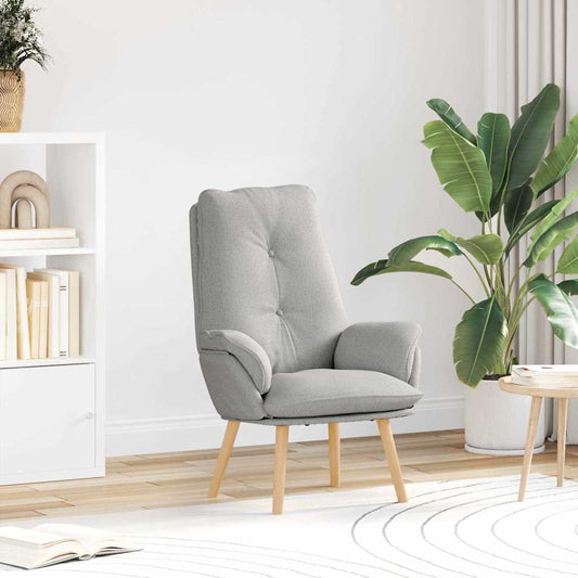Relaxing Chair Cloud grey 69 x 74 x 93 cm Fabric