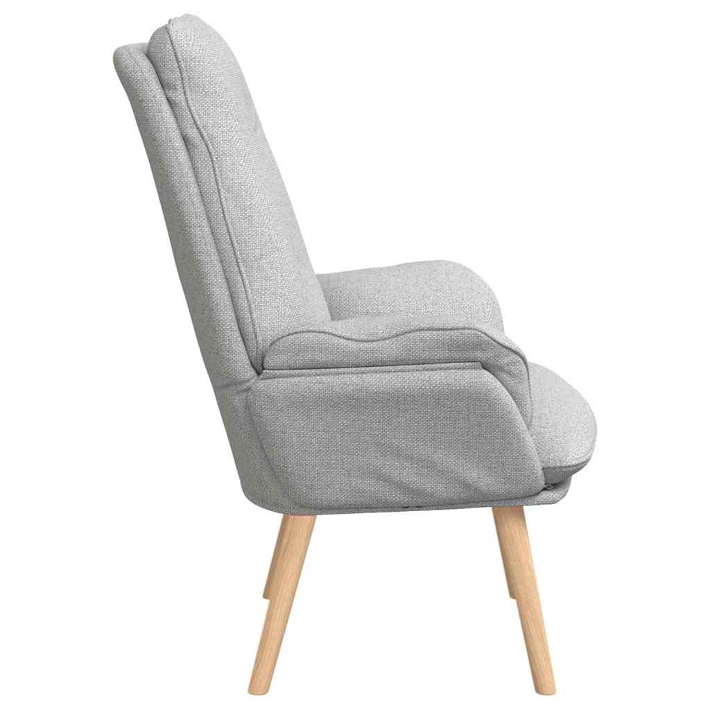 Relaxing Chair Cloud grey 69 x 74 x 93 cm Fabric