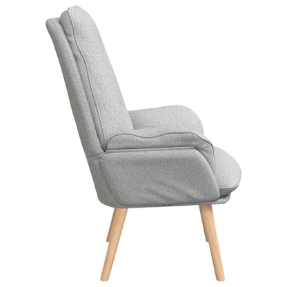 Relaxing Chair Cloud grey 69 x 74 x 93 cm Fabric