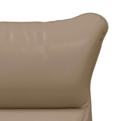 Relaxing Chair Cappuccino 69 x 74 x 93 cm Faux leather