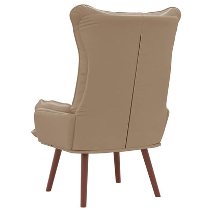 Relaxing Chair Cappuccino 69 x 74 x 93 cm Faux leather