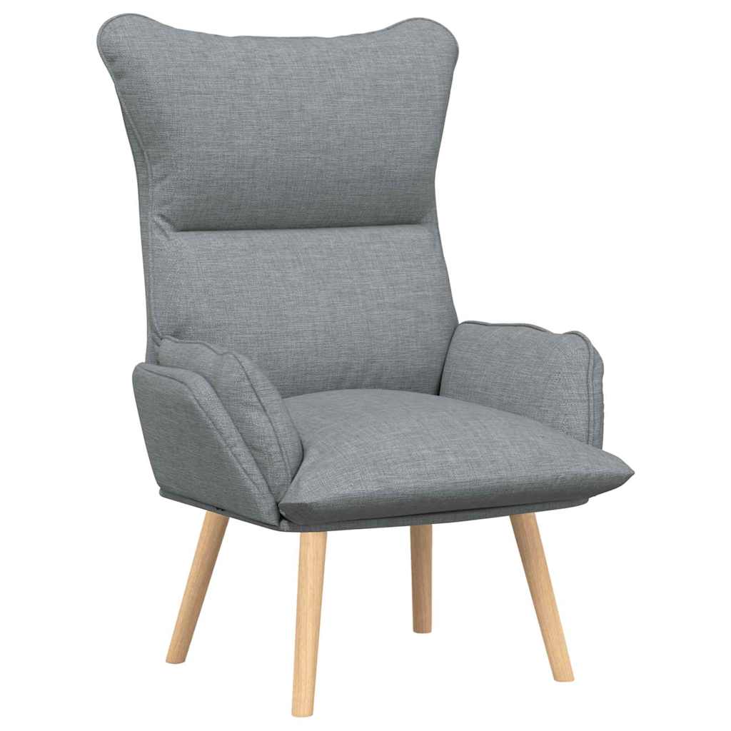 Relaxing Chair Light grey 69 x 74 x 93 cm Fabric