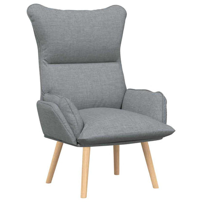Relaxing Chair Light grey 69 x 74 x 93 cm Fabric
