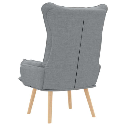 Relaxing Chair Light grey 69 x 74 x 93 cm Fabric