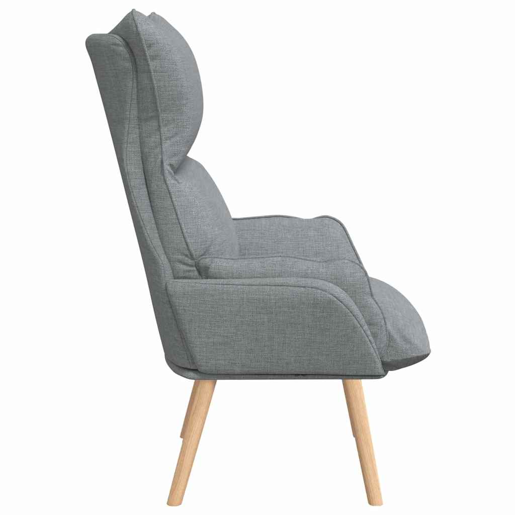Relaxing Chair Light grey 69 x 74 x 93 cm Fabric