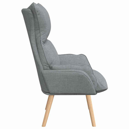 Relaxing Chair Light grey 69 x 74 x 93 cm Fabric