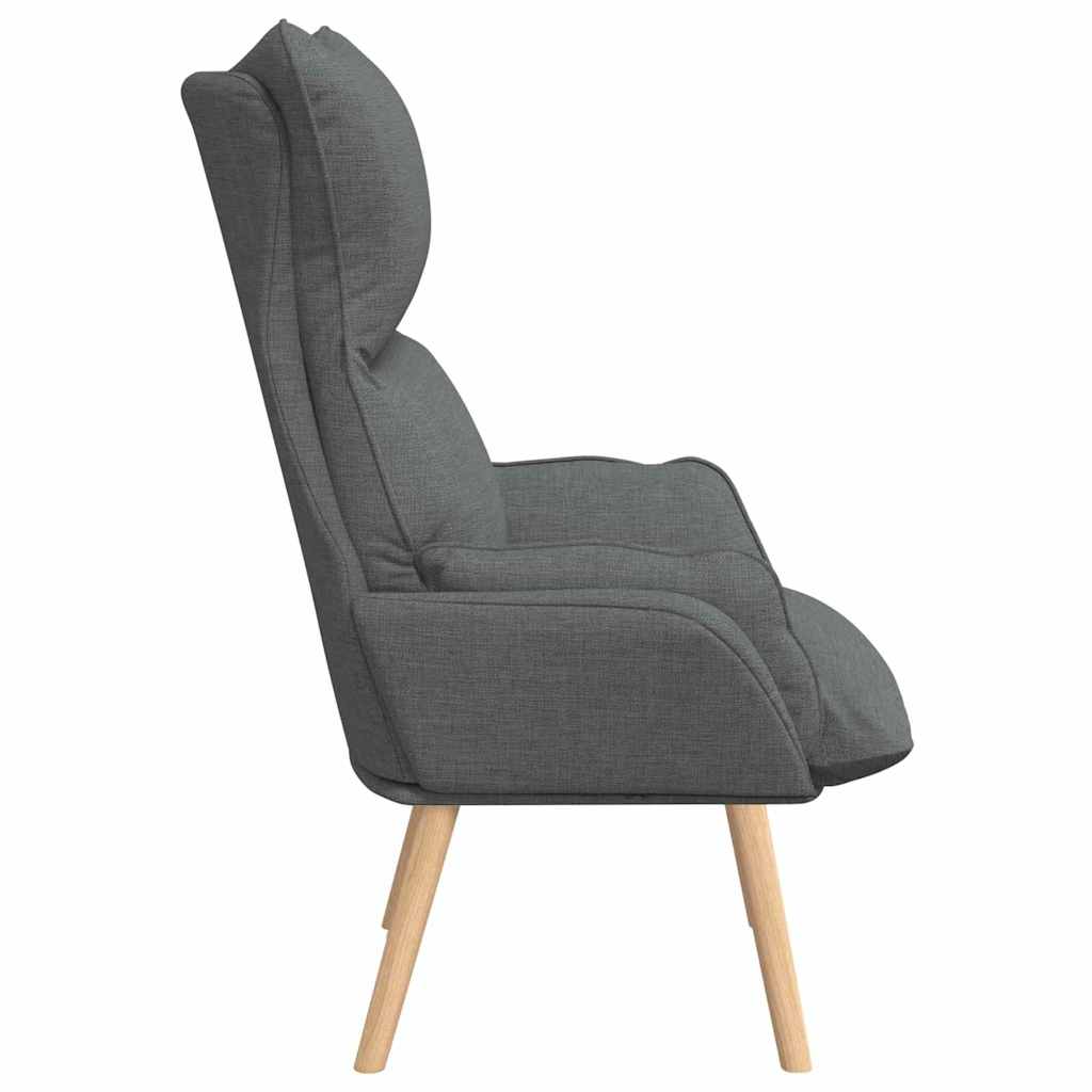 Relaxing Chair Dark grey 69 x 74 x 93 cm Fabric
