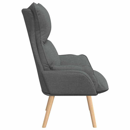 Relaxing Chair Dark grey 69 x 74 x 93 cm Fabric