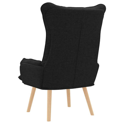 Relaxing Chair Black 69 x 74 x 93 cm Fabric