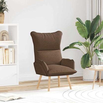 Relaxing Chair Brown 69 x 74 x 93 cm Fabric