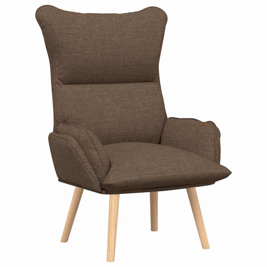 Relaxing Chair Brown 69 x 74 x 93 cm Fabric
