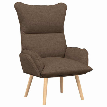 Relaxing Chair Brown 69 x 74 x 93 cm Fabric