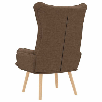 Relaxing Chair Brown 69 x 74 x 93 cm Fabric