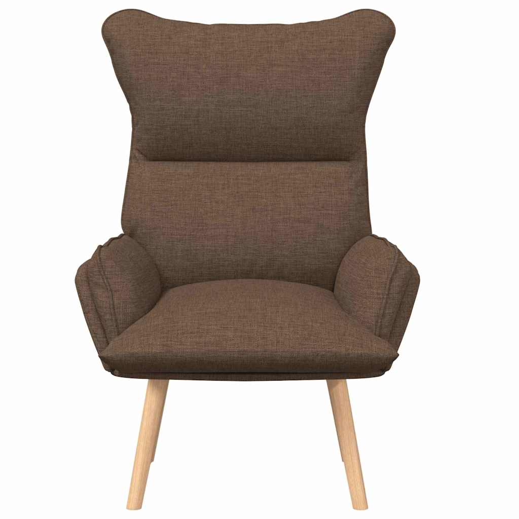 Relaxing Chair Brown 69 x 74 x 93 cm Fabric