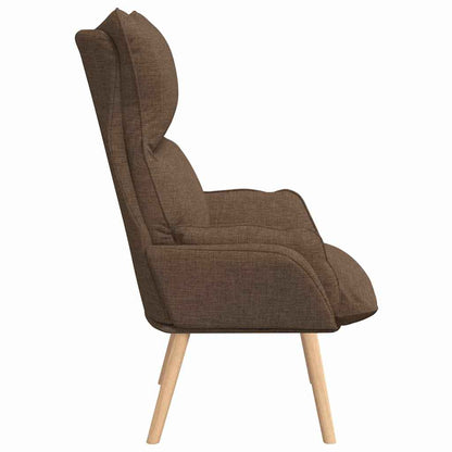 Relaxing Chair Brown 69 x 74 x 93 cm Fabric