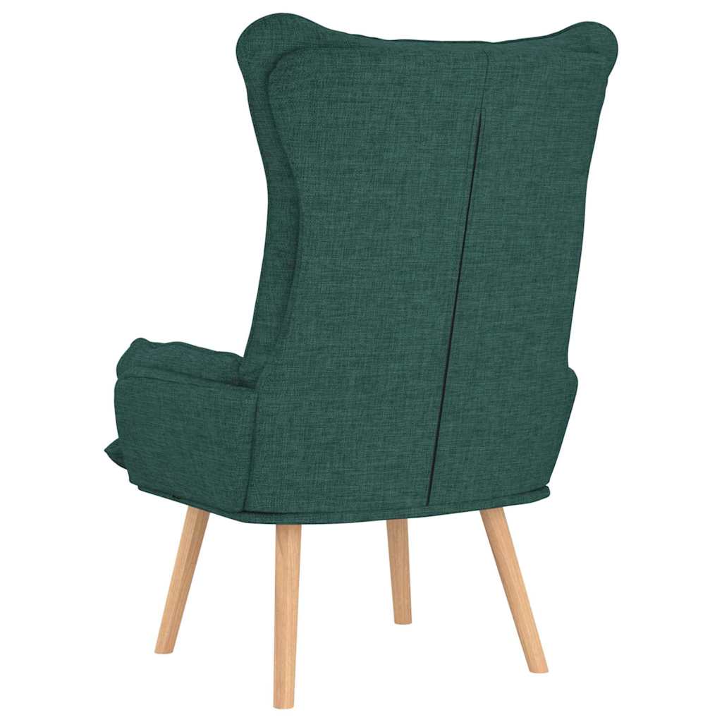 Relaxing Chair Dark green 69 x 74 x 93 cm Fabric