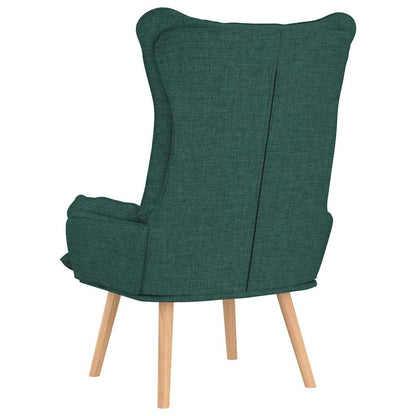 Relaxing Chair Dark green 69 x 74 x 93 cm Fabric