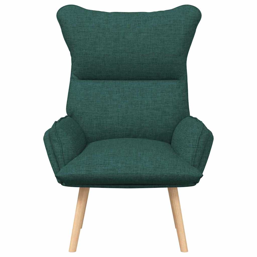 Relaxing Chair Dark green 69 x 74 x 93 cm Fabric
