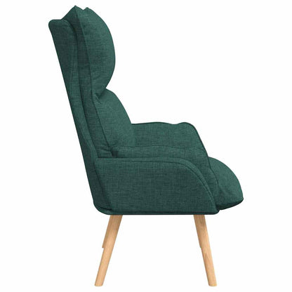 Relaxing Chair Dark green 69 x 74 x 93 cm Fabric