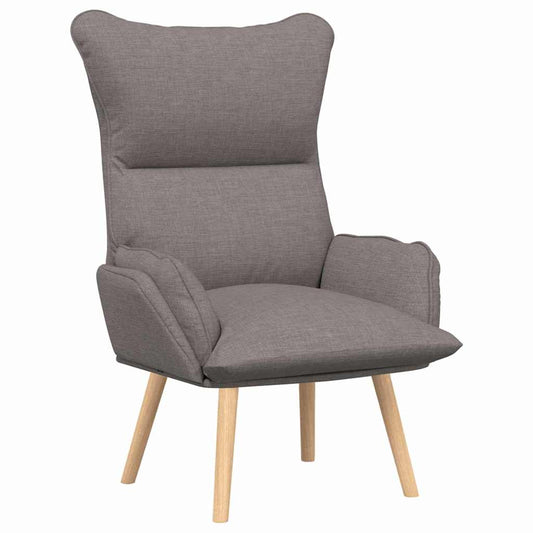 Relaxing Chair Taupe 69 x 74 x 93 cm Fabric