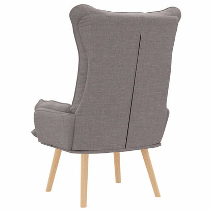 Relaxing Chair Taupe 69 x 74 x 93 cm Fabric
