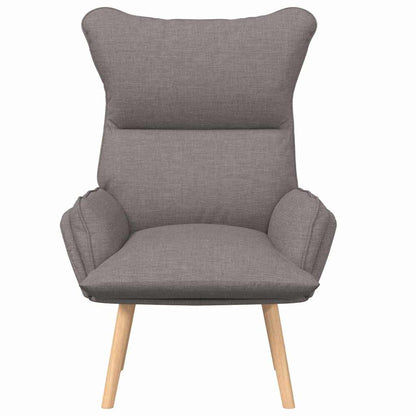 Relaxing Chair Taupe 69 x 74 x 93 cm Fabric