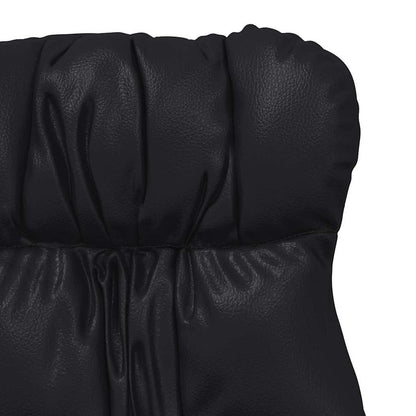 Relaxing Chair Black 69 x 74 x 93 cm Faux leather