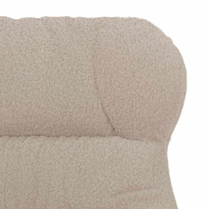Relaxing Chair Light grey 69 x 74 x 93 cm Fabric
