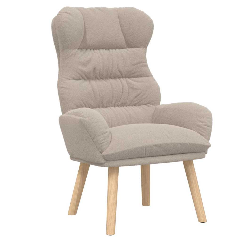 Relaxing Chair Light grey 69 x 74 x 93 cm Fabric