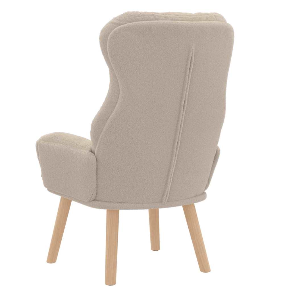 Relaxing Chair Light grey 69 x 74 x 93 cm Fabric