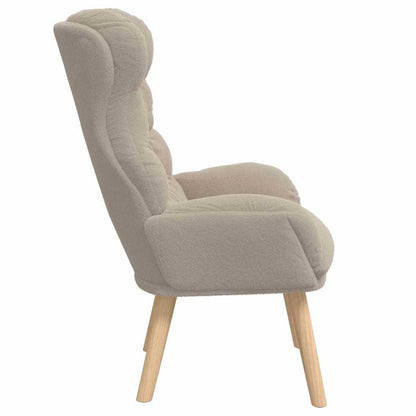 Relaxing Chair Light grey 69 x 74 x 93 cm Fabric