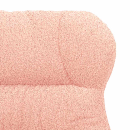 Relaxing Chair Pink 69 x 74 x 93 cm Fabric