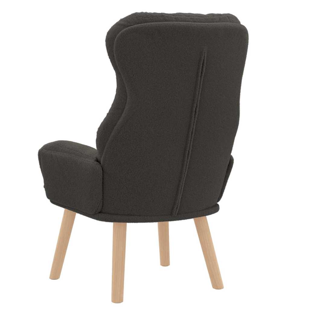 Relaxing Chair Dark grey 69 x 74 x 93 cm Fabric